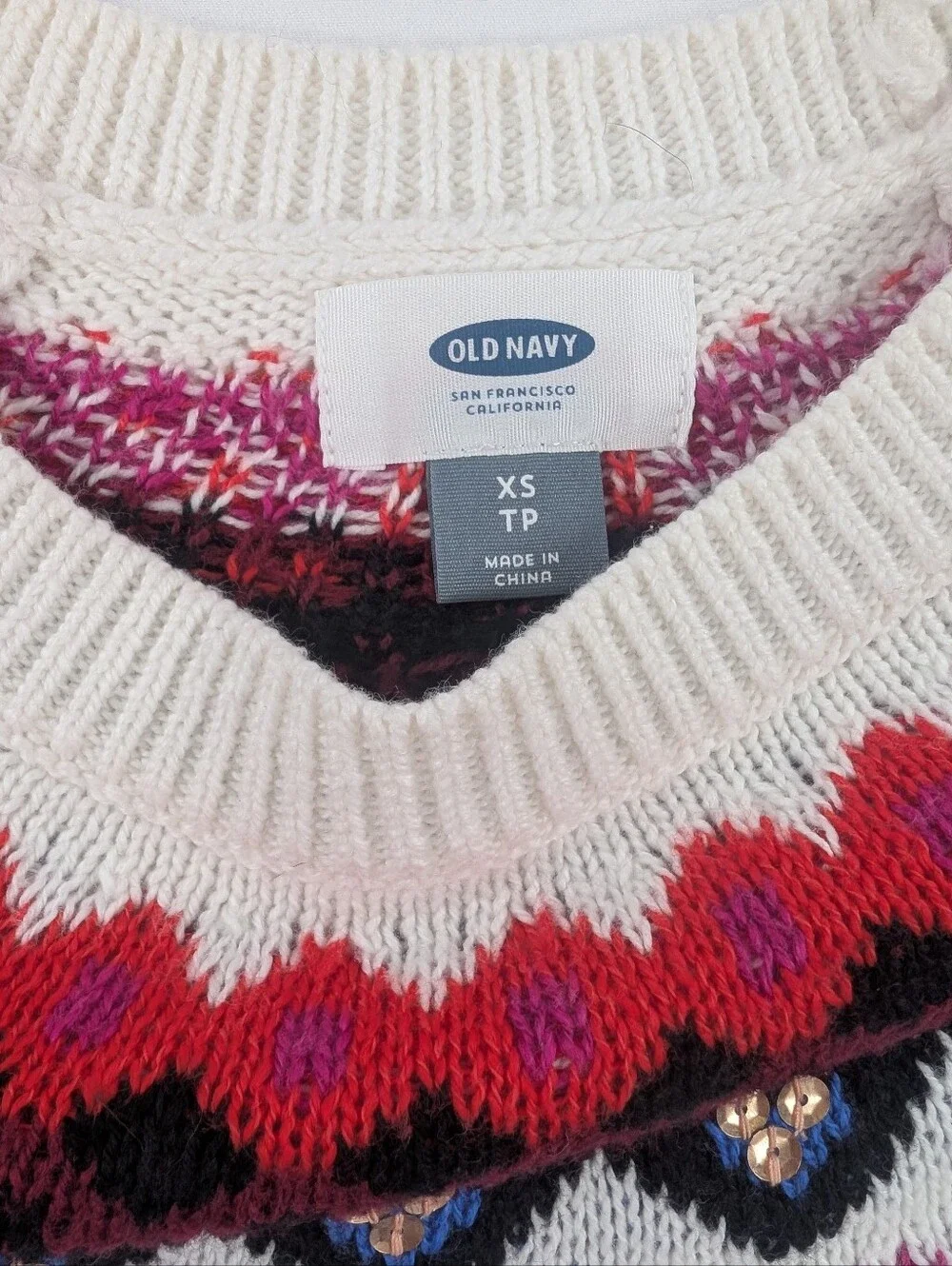 Old Navy Holiday Crewneck Sweater